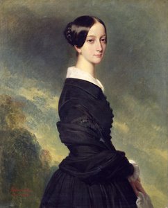 Portrét Francisca Caroline de Braganca (1824-98) 1844